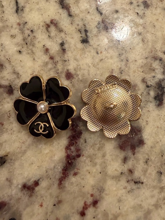 Two Chanel Buttons - stamped - Picture 2 of 3